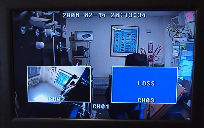 / Remote 2000mA Processor Evertech 4 Color Port Channel Splitter Analog Camera Security Quad adapter Camera) CCTV Real Control (4 and with Time