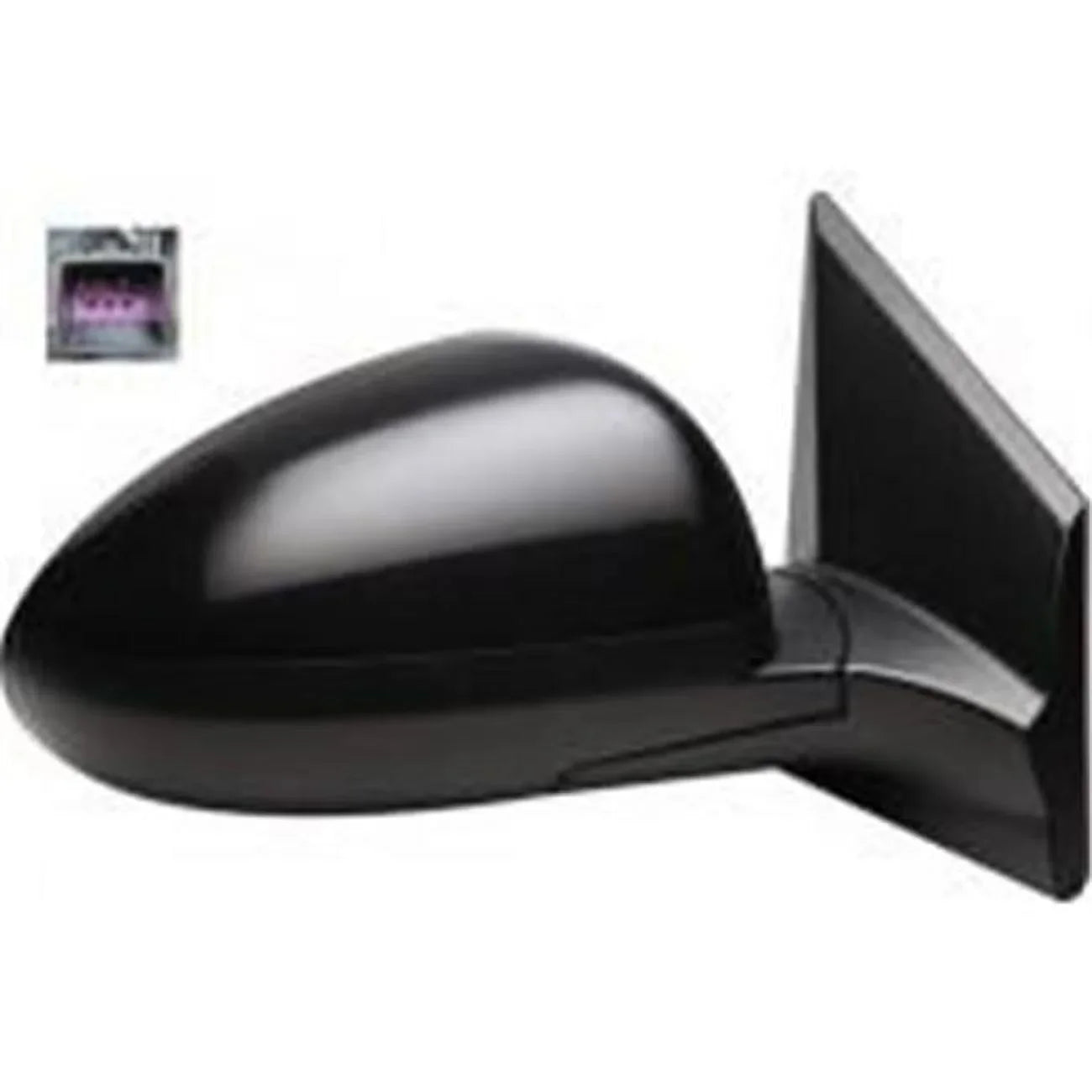 Outer Chevy Rear 2012-2017 Sherman Power Black Sonic, Parts for View Mirror Heated Right Hand