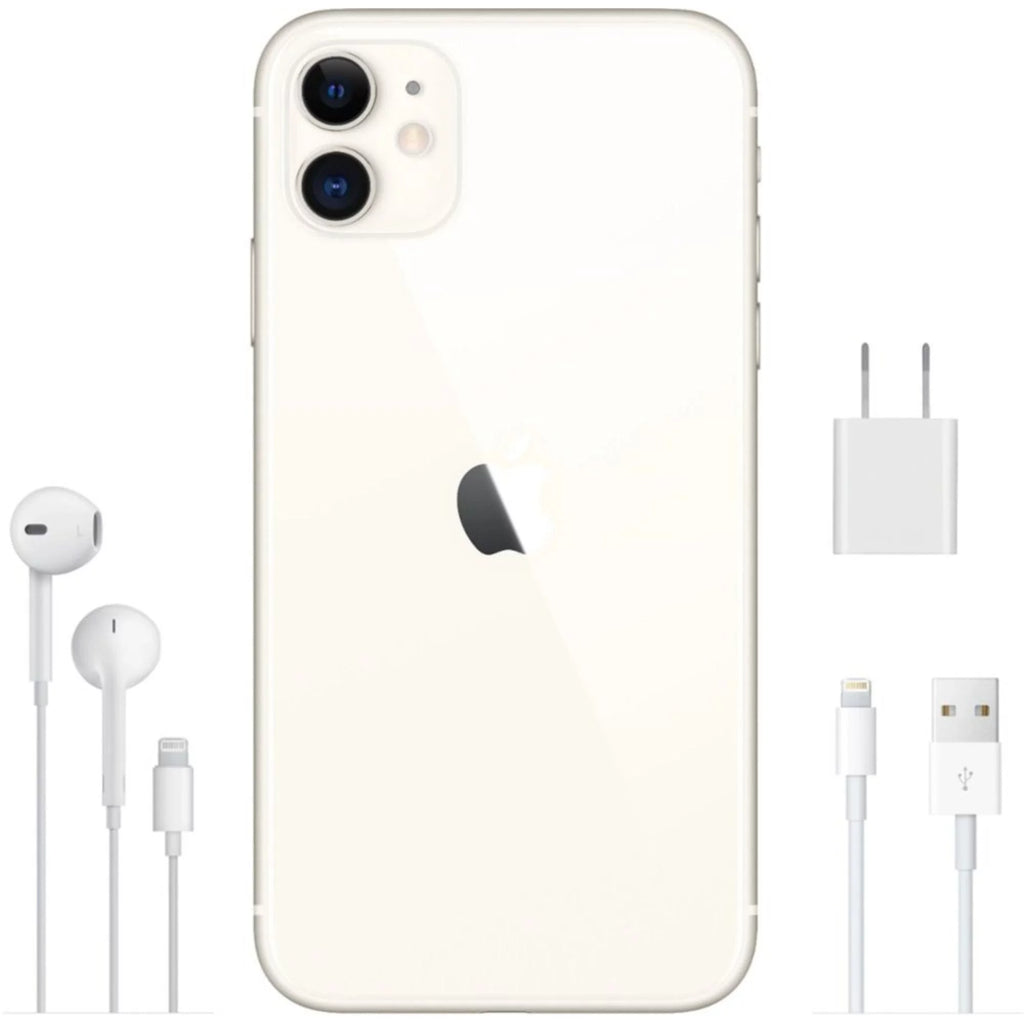 (Refurbished) White Restored Unlocked) Fully + (Verizon + Apple GSM 128GB - 11 iPhone Unlocked Sprint