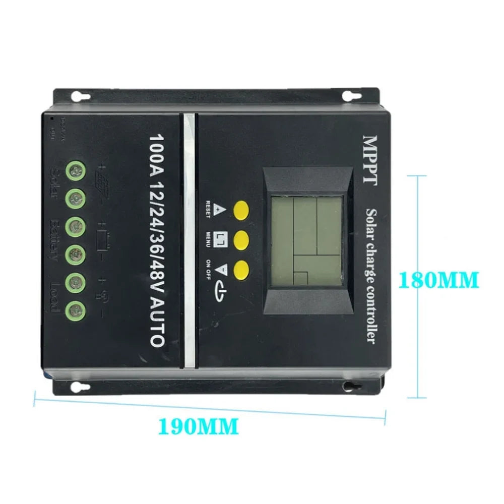 Automatic Lixada Controller LCD Leadacid Systems Rechargeable Battery Display Power Off-grid Generating Voltage Solar Cell Identification Electrical for