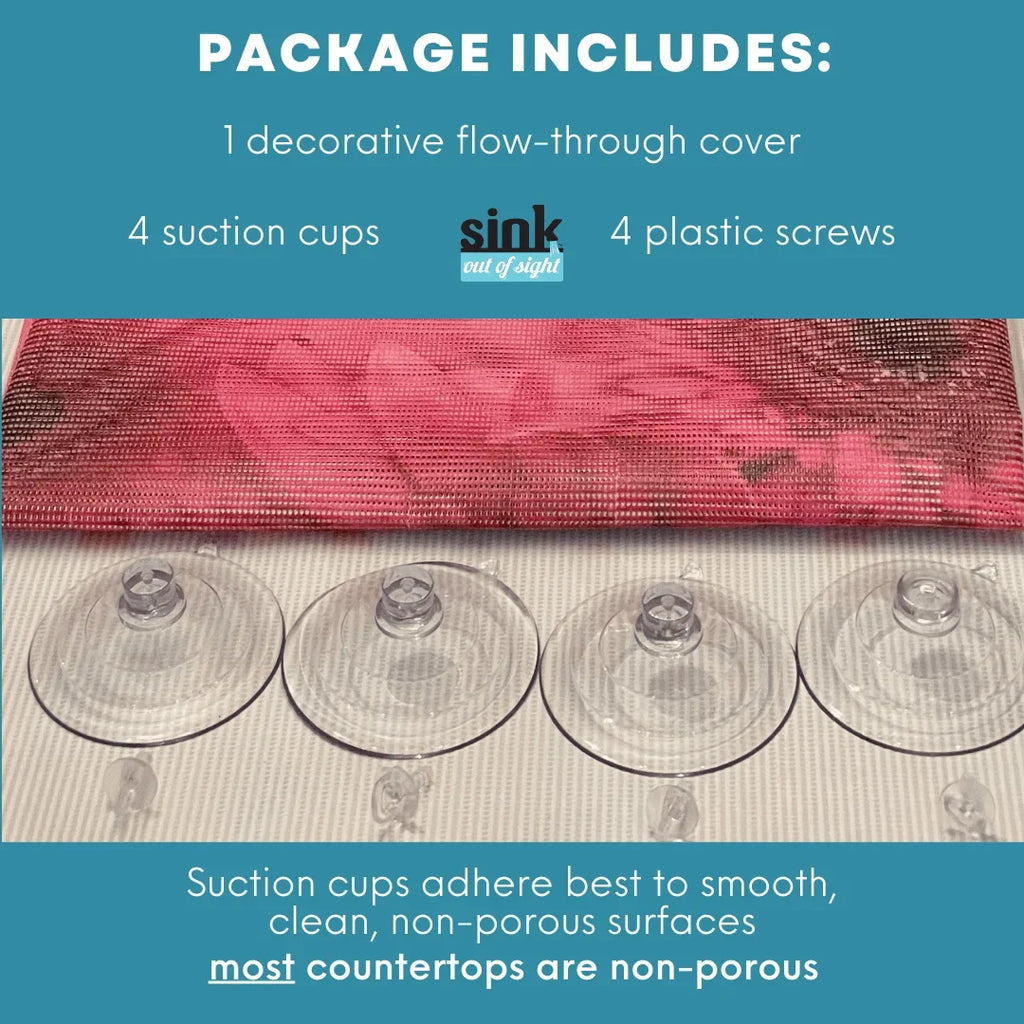 of adjustable, Out Cover, Sink Decor 20" Design: sizes. Debris 2 SK1-SS x Sunshine Pass Sight- Home Through Stream Single Hot/Cold and 30" Sink Kitchen Cover, Liquids