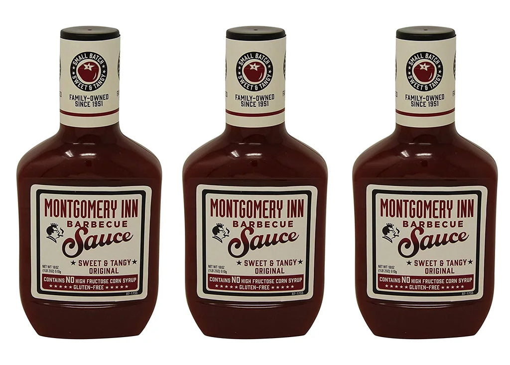 18oz 3) (Pack Sauce, Montgomery of Inn Original, Barbecue