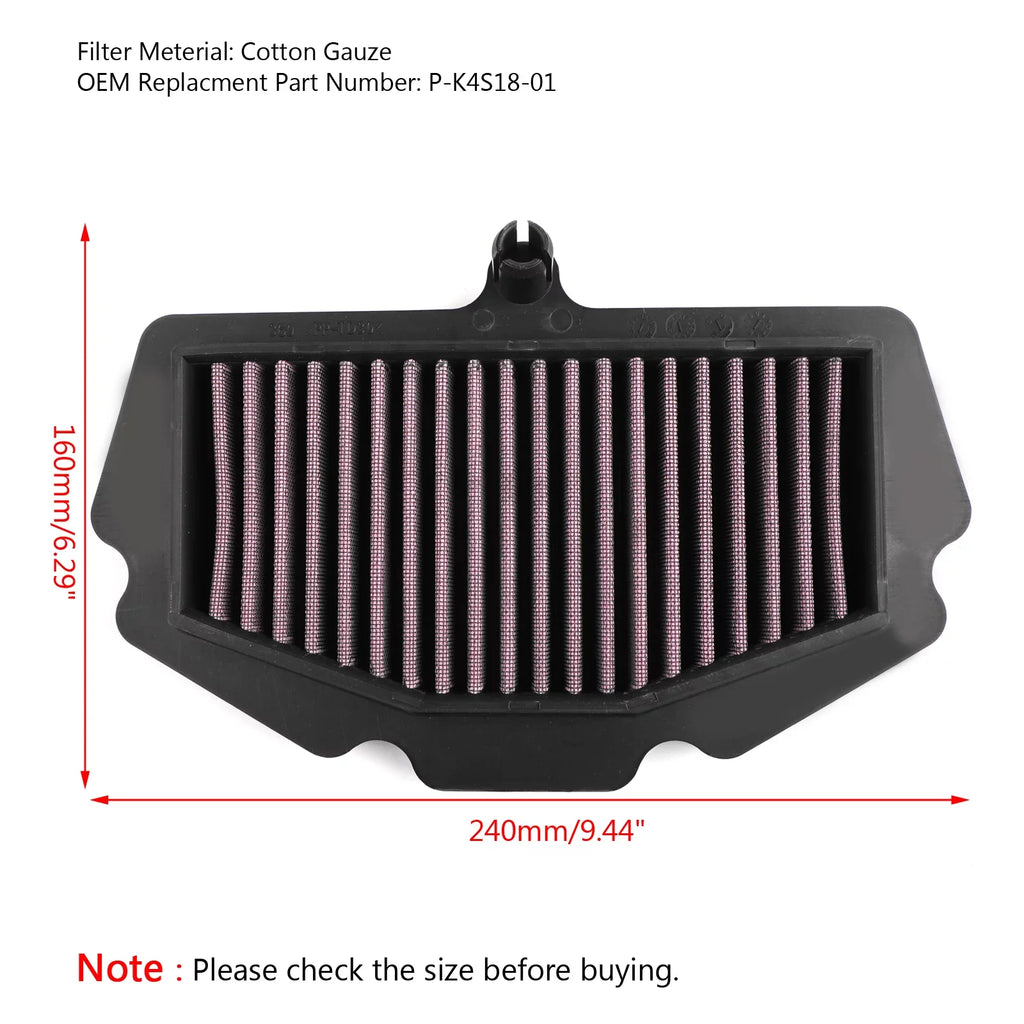 P-K4S18-01 Air / Motor 2018 ABS Kawasaki Filter Ninja Genic For 400