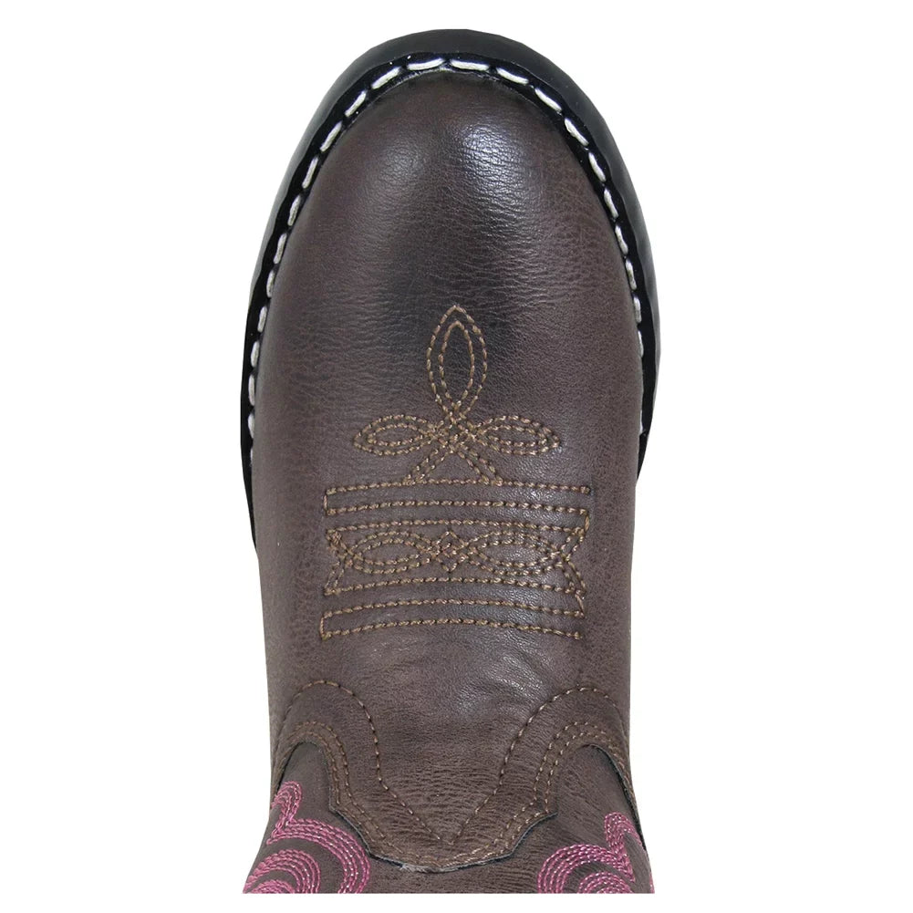 Boots, Monterey BOOTS Width: Size: (1624C-10.5R) Western MOUNTAIN Color: R Kids SMOKY 10.5, Brown,