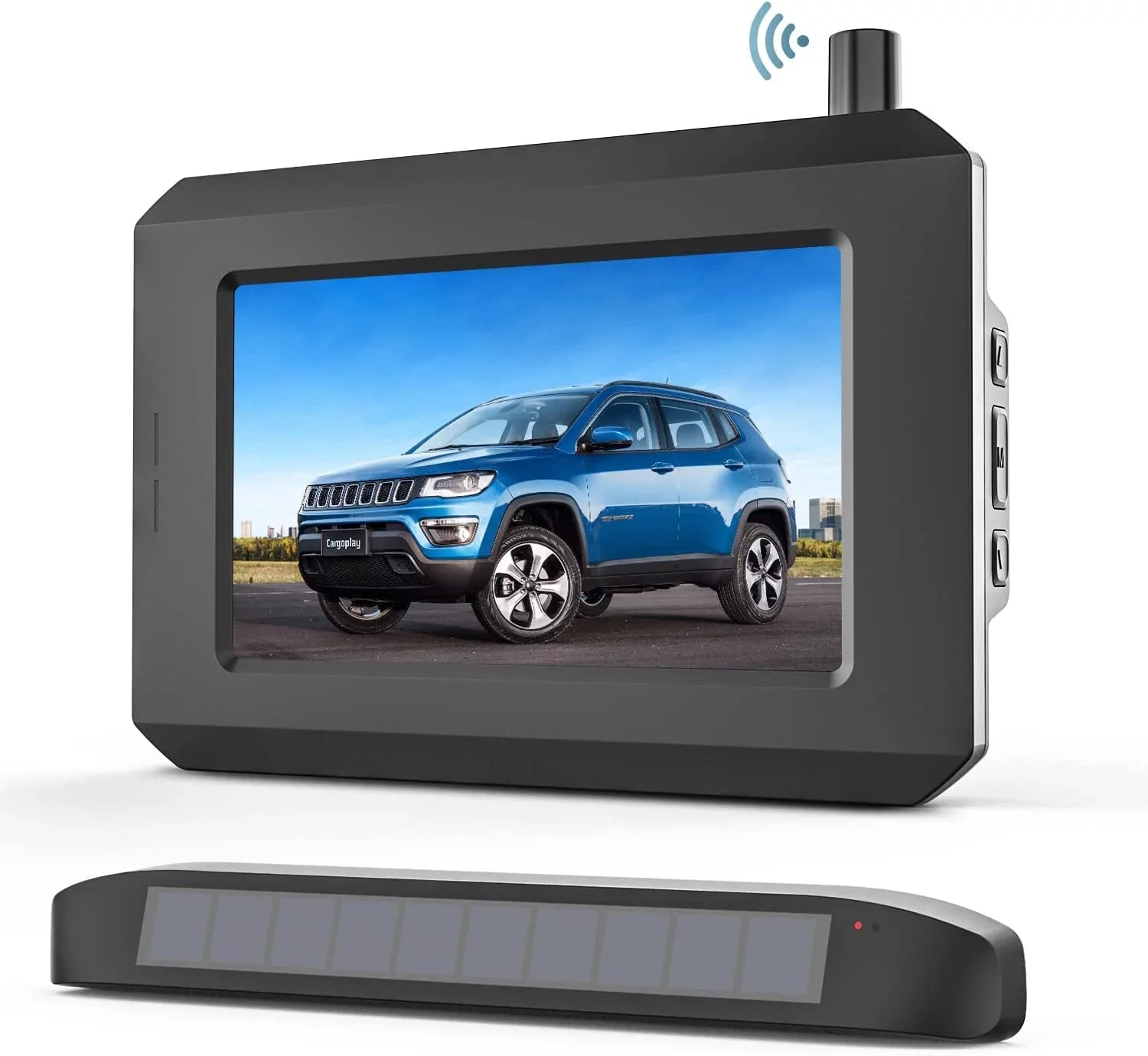 Night Vision Solar Backup Wiring Digital Pro BOSCAM Install Wireless No Camera Vehicle, DIY Rear Camera with No Wireless View Drilling SunGo for Most