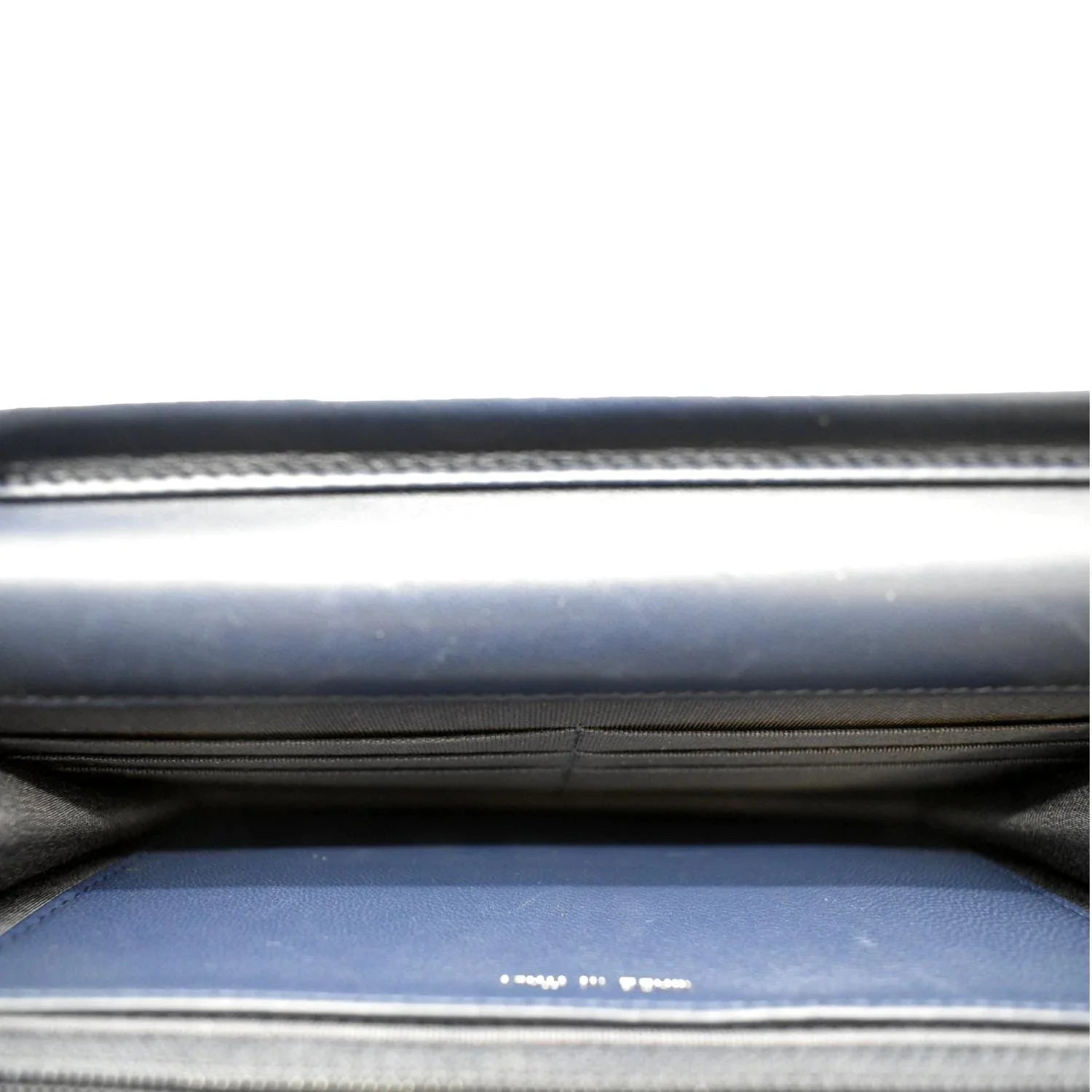 Tote Bag Leather Luggage Pre-owned Denim Bicolor Crossbody CELINE