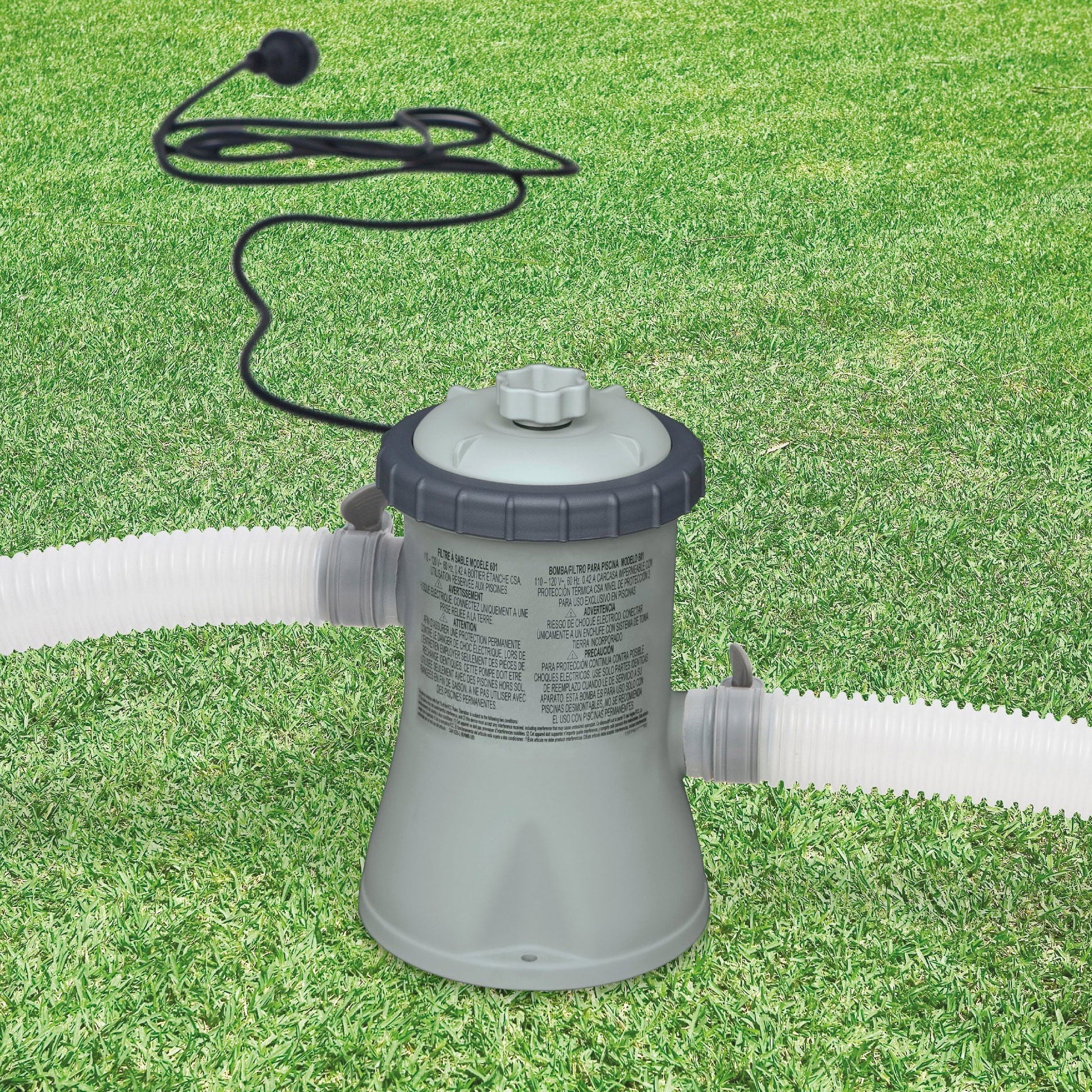 Ft Set Steel Pump Prism 12 Filter In Intex Intex Easy Frame Pool | 30 Pool x