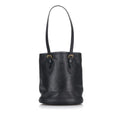 Tote LOUIS Bucket Pre-Owned (Fair) Noir VUITTON Bag Black Epi Louis PM Ladies M58992 Shoulder Leather Vuitton