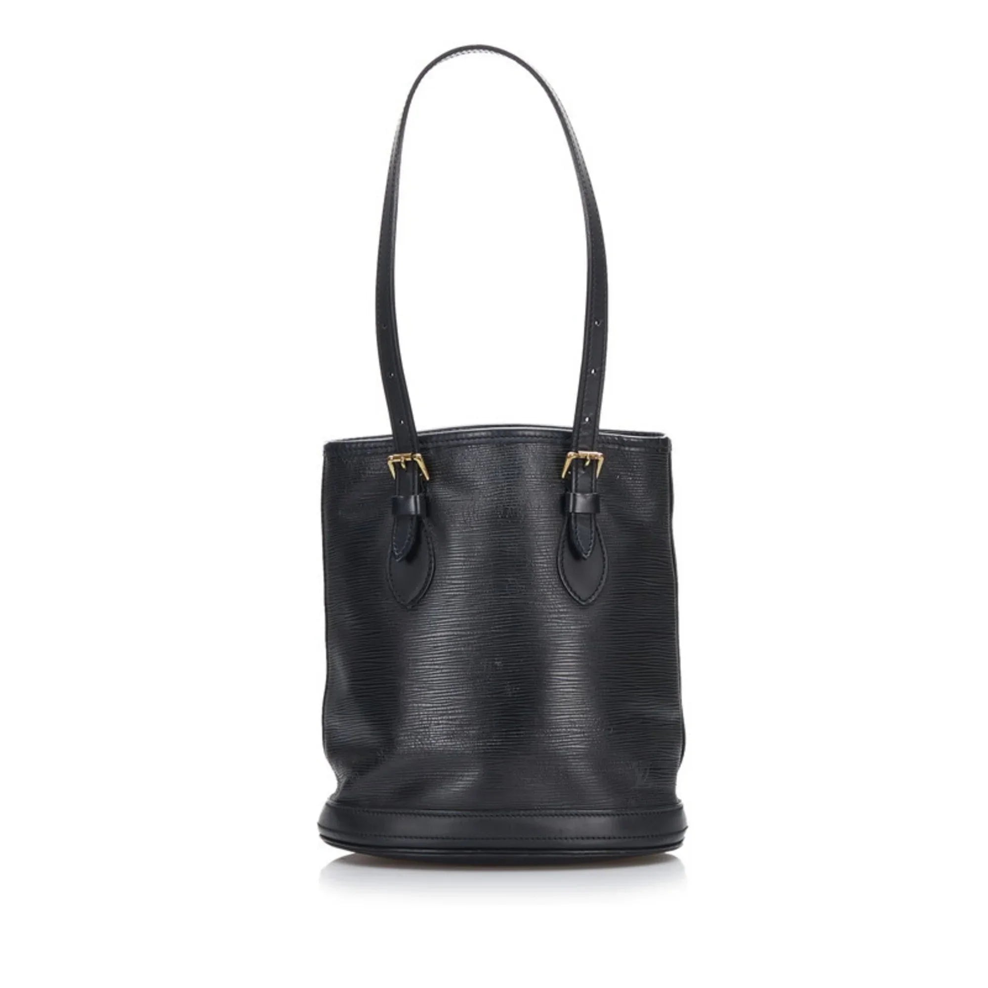 Tote LOUIS Bucket Pre-Owned (Fair) Noir VUITTON Bag Black Epi Louis PM Ladies M58992 Shoulder Leather Vuitton
