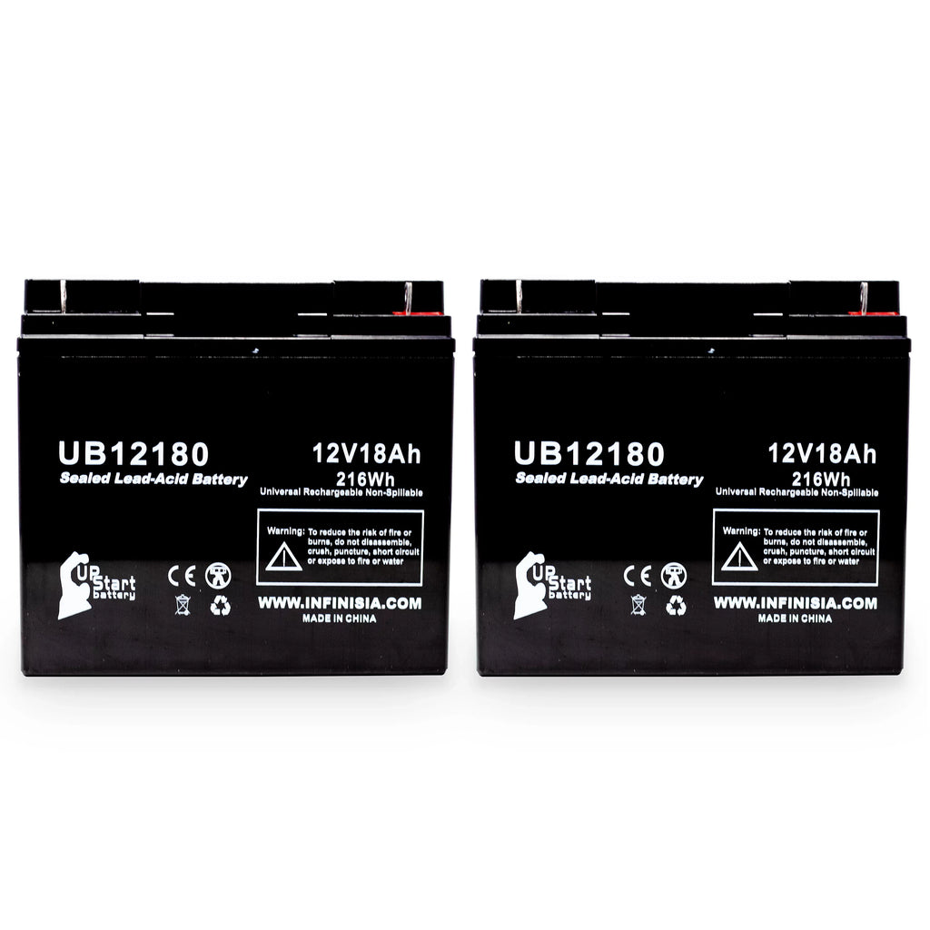 '- Battery T4 SLA) 18000mAh, Lead PICHER (12V, CFM12V18 - 18Ah, Sealed Compatible Universal Battery Pack 2x Replacement Acid AGM, UB12180 EAGLE BATTERIES Terminal,