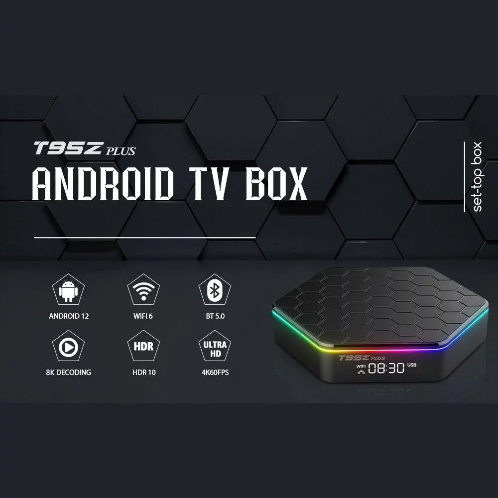 Android 6K JahyShow UHD Enjoy T95Z Quality and Box: Smart TV Features Plus 12.0