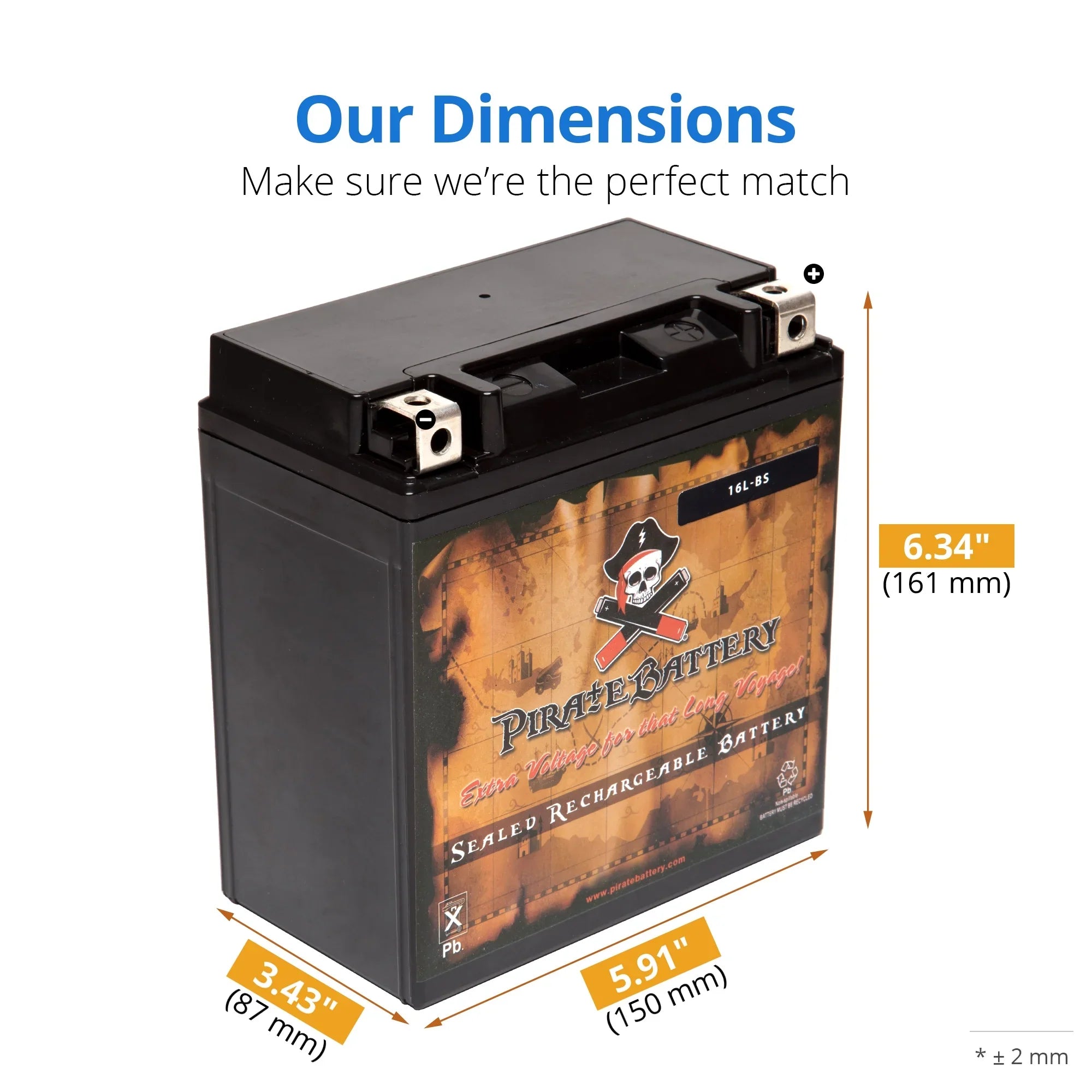 12 Battery Jet Battery YTX16L-BS Ski 230 (16L-BS 1996 Pirate Kawasaki Volt,14 for Ts Jf650 Ah, CCA)