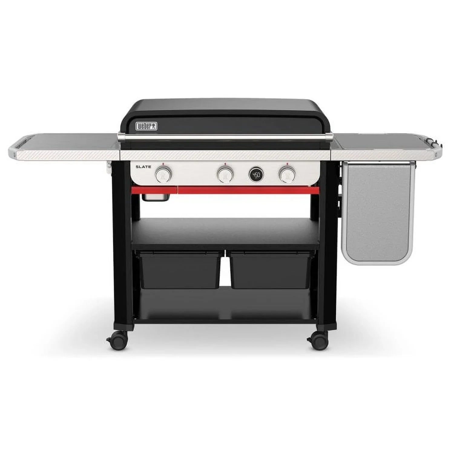Griddle Table Inch Rust-Resistant Slate Weber With 30 Side