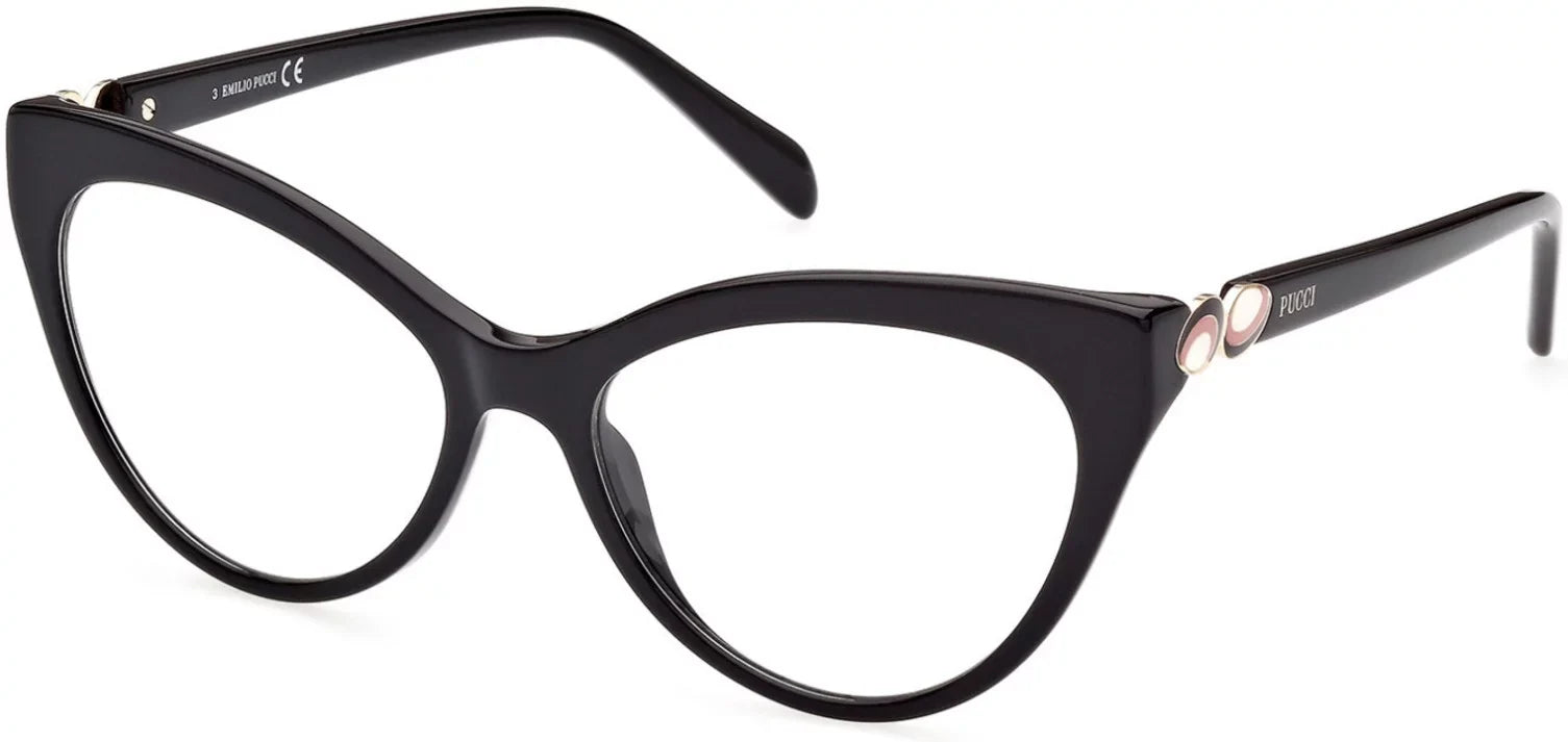/ Black 5196 Pucci EP Shiny Emilio 001 Eyeglasses