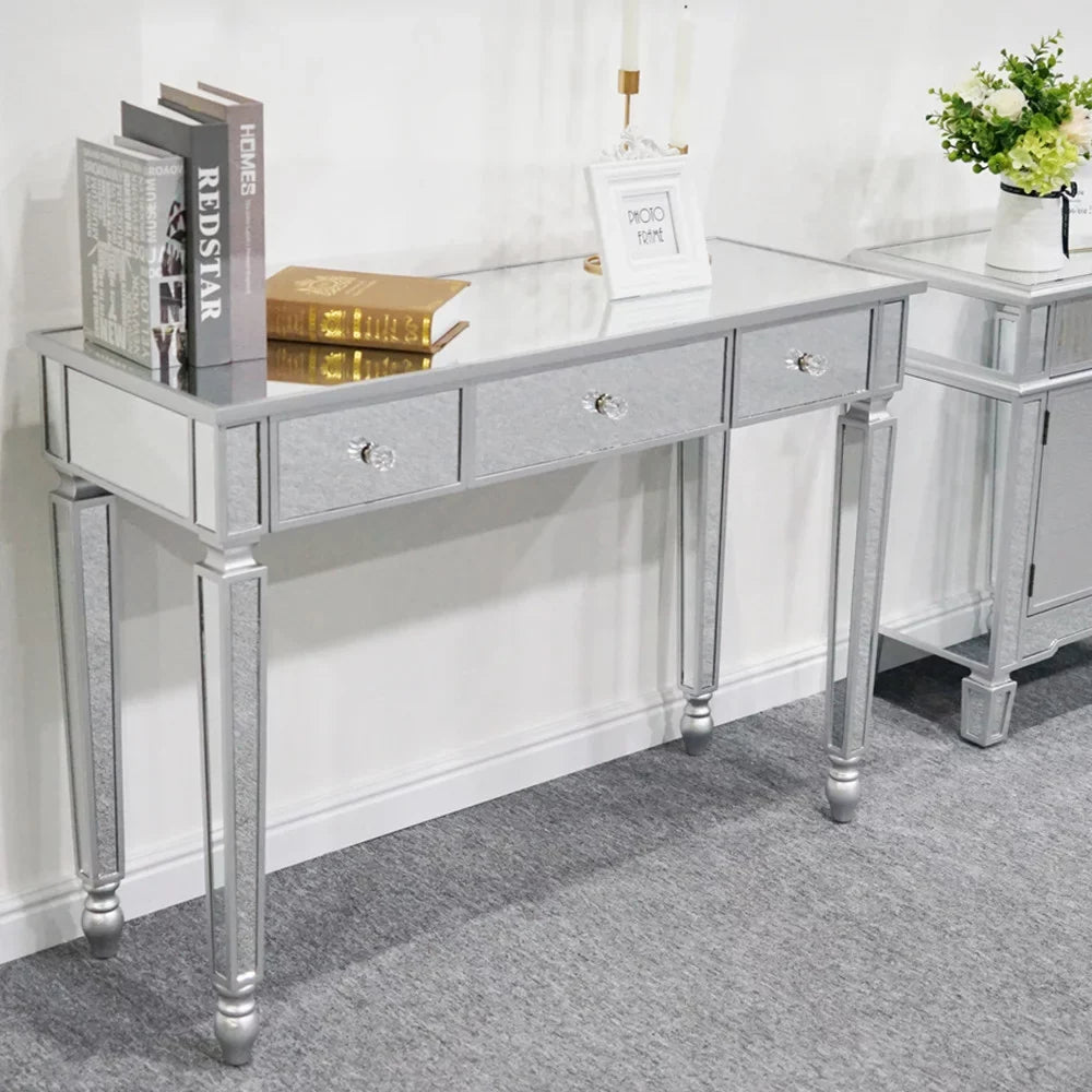 Console Table Drawers Dressing Mirror Table Table Three