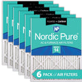 Nordic 12x18x1 Pack 14 Plus Pure MERV Filters Pleated Carbon 6 Air