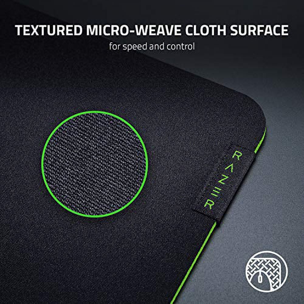 Base Pad - Black Mouse Thick, Razer - Classic Cloth (Medium): Non-Slip Gigantus Foam Gaming v2 High-Density