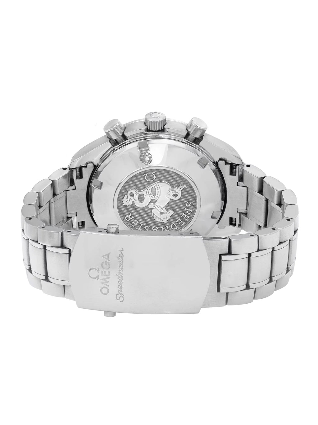 Omega 3210.51.00 Watch Automatic Black Steel Mens Panda Speedmaster Dial 40mm