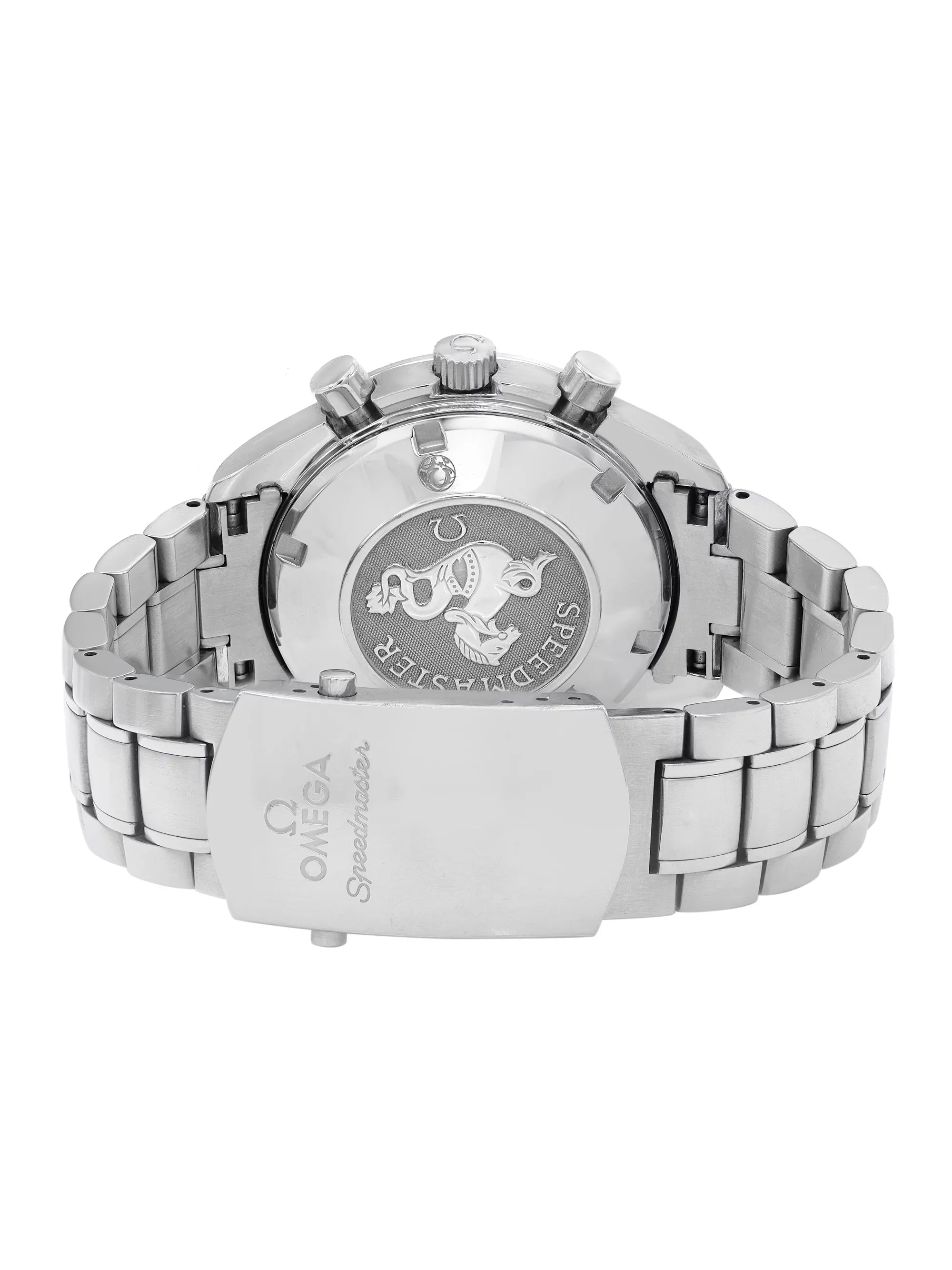Omega 3210.51.00 Watch Automatic Black Steel Mens Panda Speedmaster Dial 40mm