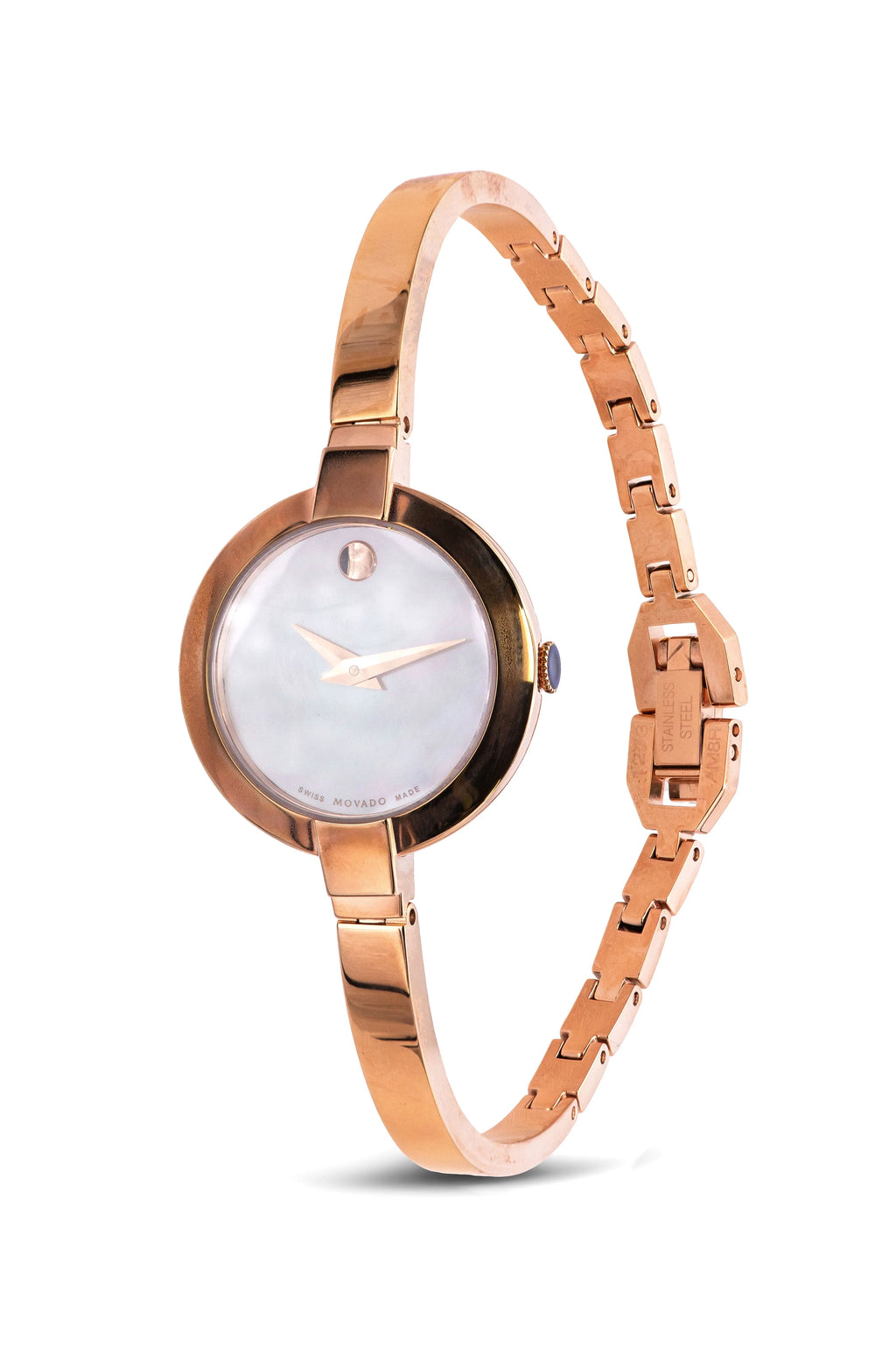 Watch Mother White 0607082 Pearl Ladies Bela Movado Dial of