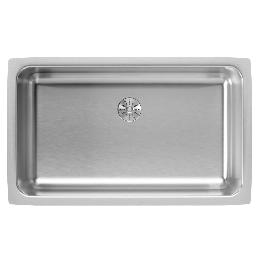 Elkay SS 30.5x18.5x7.5 MT Under Sink+PD Single