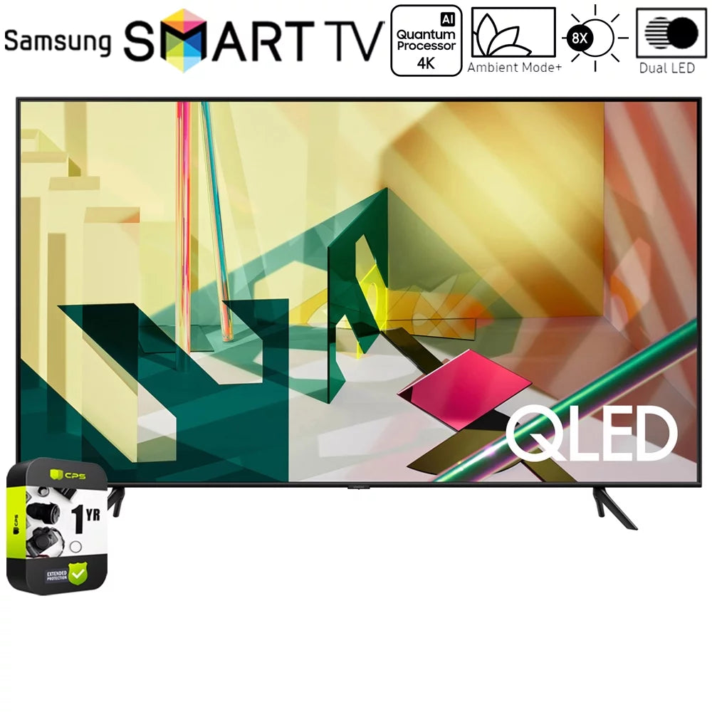 QN85Q70TA 85-inch 85 85Q70 Bundle 85Q70TA 4K Year Extended TV Warranty(QN85Q70TAFXZA Model) TV) Smart Inch (2020 with Samsung QLED 1