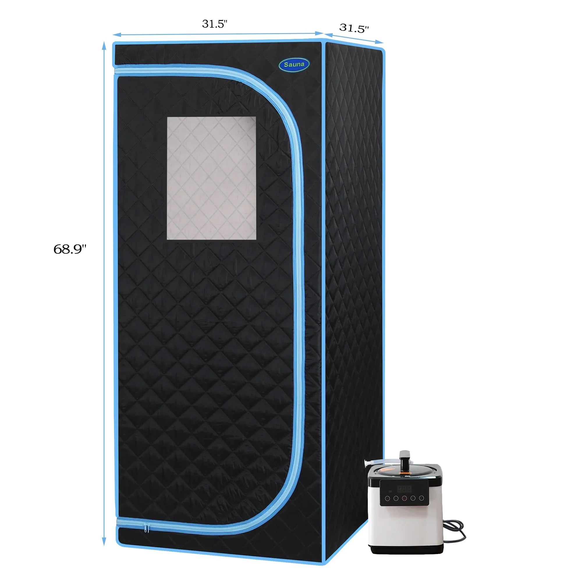 Spa black Box With Full Sauna Sauna Cheelom Home Steam Tent Sauna，Portable Body