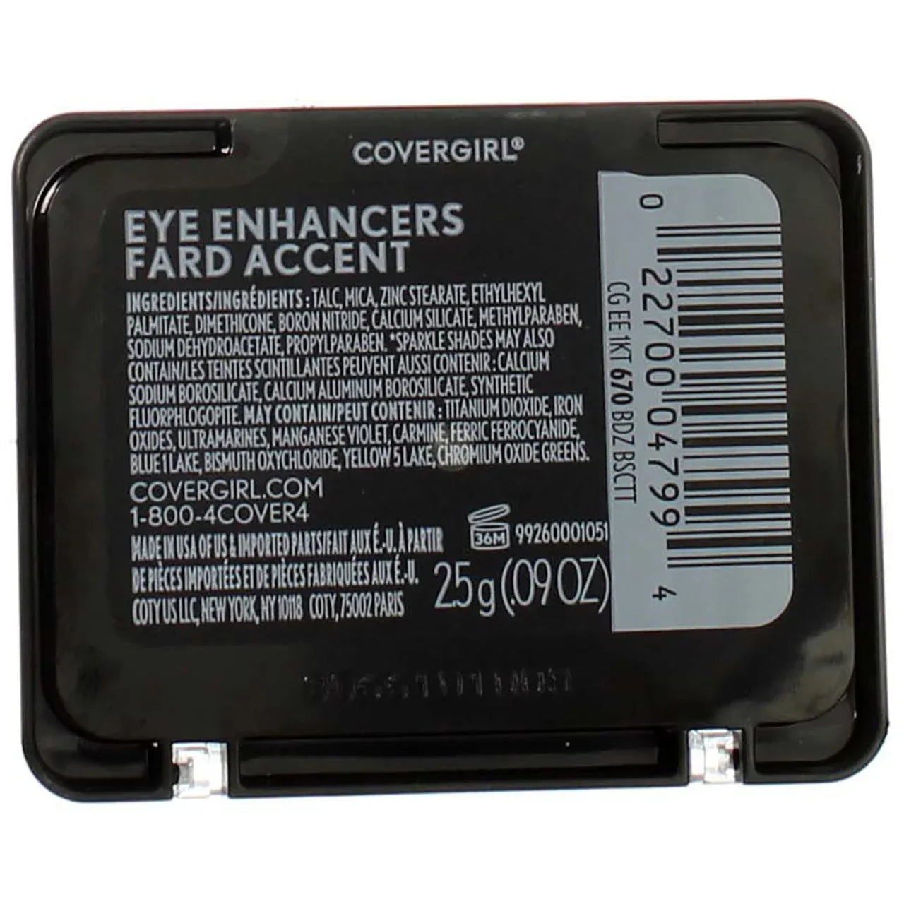 Enhancers Biscotti Shadow, 4) [670] of 1 oz CoverGirl Kit 0.09 Eye Eye (Pack Bedazzled
