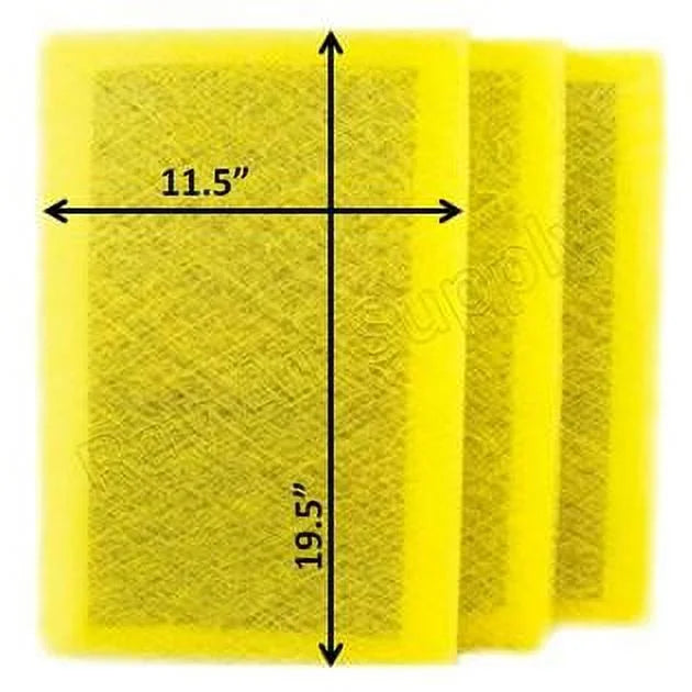 Guard MicroPower Compatible RAYAIR Air 13x22 Pads (3 Replacement with Filter SUPPLY Pack) Cleaner