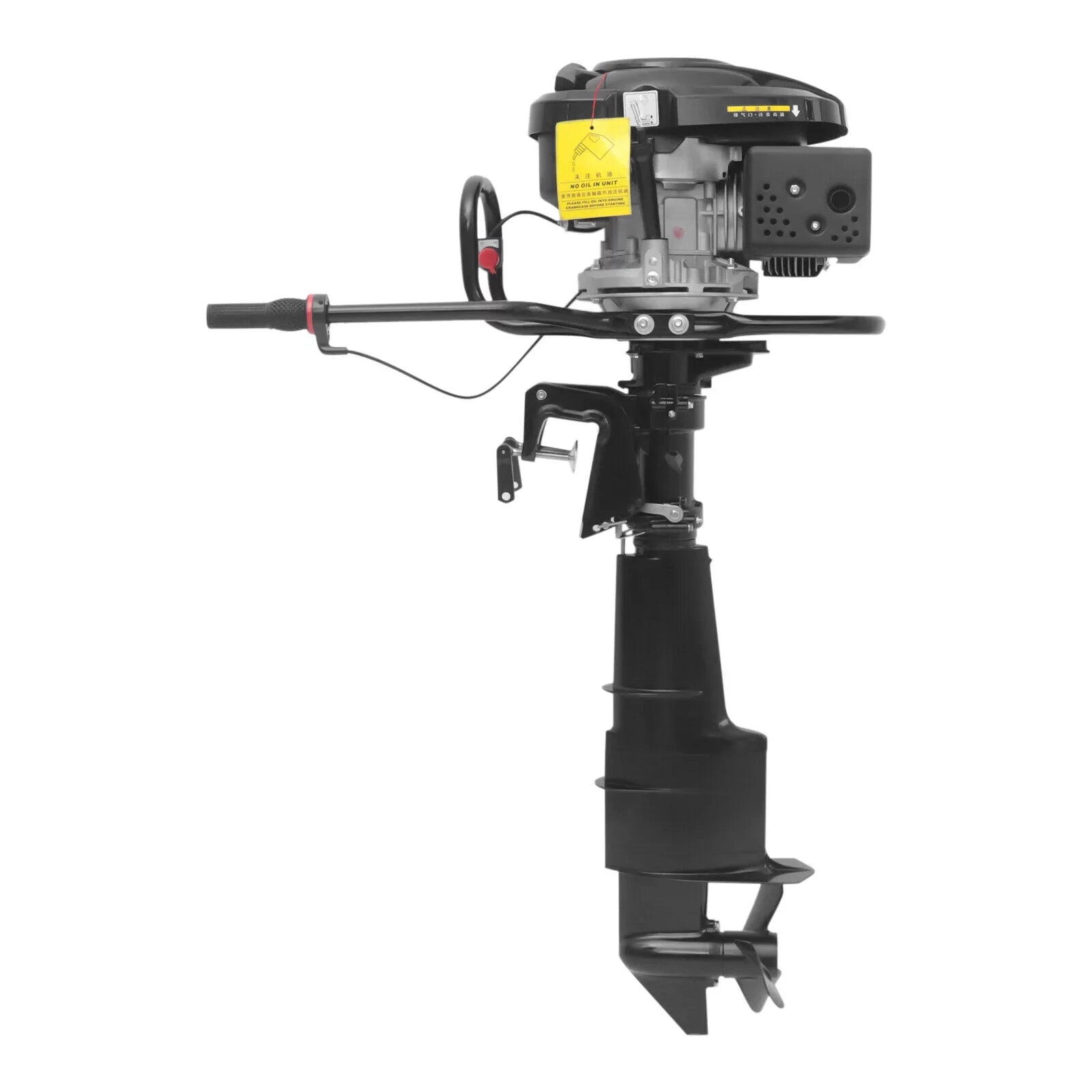 Stroke Engine Motor for Outboard 4 Outboard Motor 196CC Heavy Adventure Duty Fishing Boat 7.5HP Trolling Boat Outdoor G-a-s-o-l-i-n-e Motor Aquaculture Miumaeov