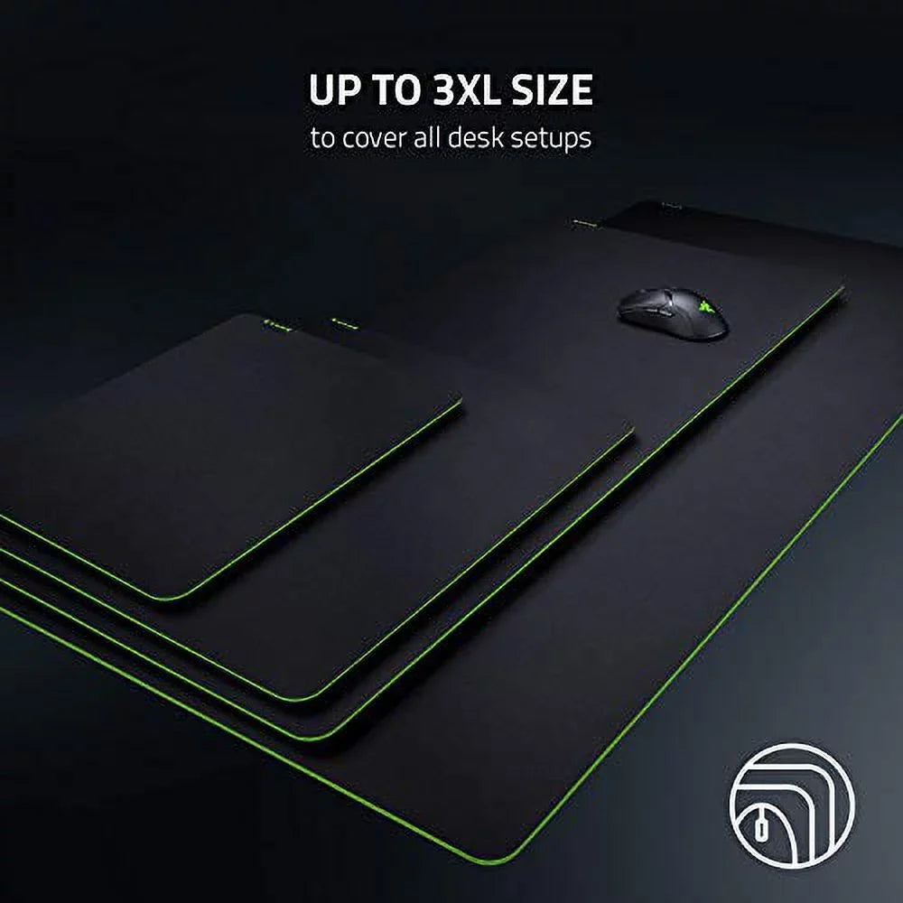 Base Pad - Black Mouse Thick, Razer - Classic Cloth (Medium): Non-Slip Gigantus Foam Gaming v2 High-Density
