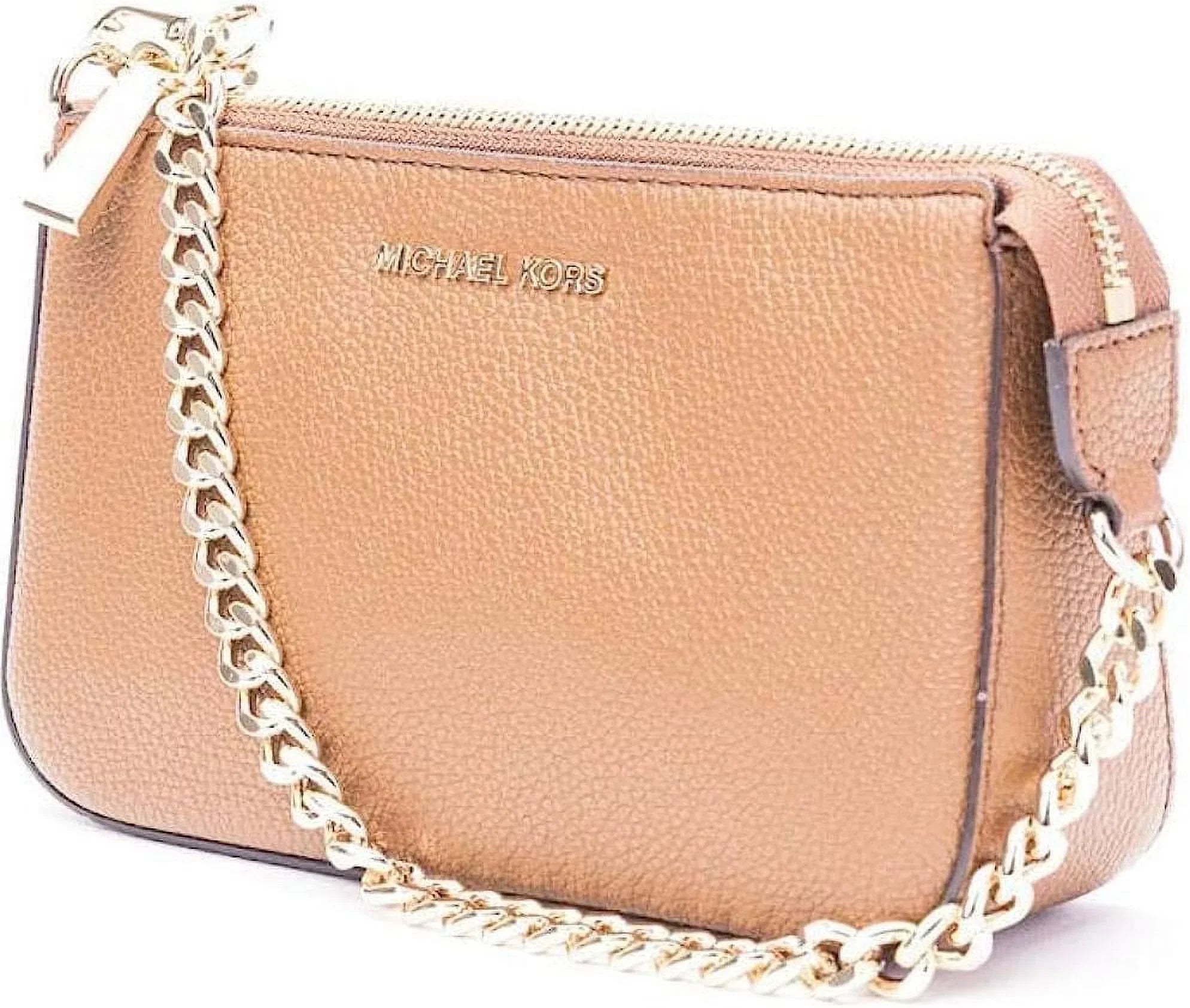 Kors Small Michael Leather Handbag Shoulder (Luggage) 32F7GFDW6L-230 Womens Pouch