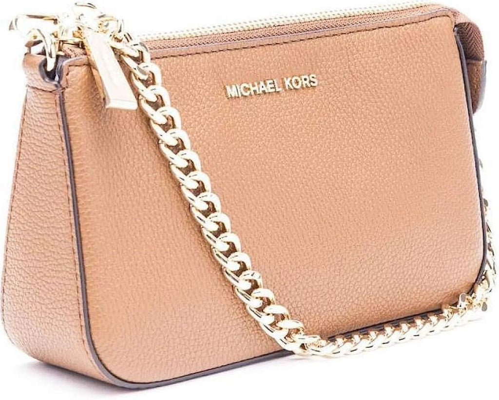 Kors Small Michael Leather Handbag Shoulder (Luggage) 32F7GFDW6L-230 Womens Pouch