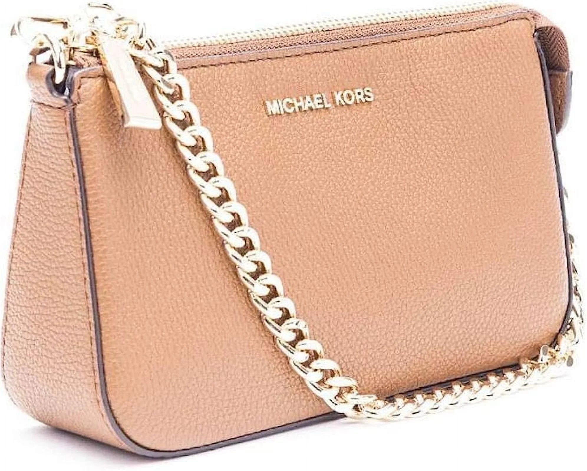 Kors Small Michael Leather Handbag Shoulder (Luggage) 32F7GFDW6L-230 Womens Pouch