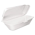 5.3 with 9.8 4 x Foam Removable 3.3, 125/Bag, Container Hinged White, Lid x Dart Bags/Carton Lid, Hoagie -DCC99HT1R Container,