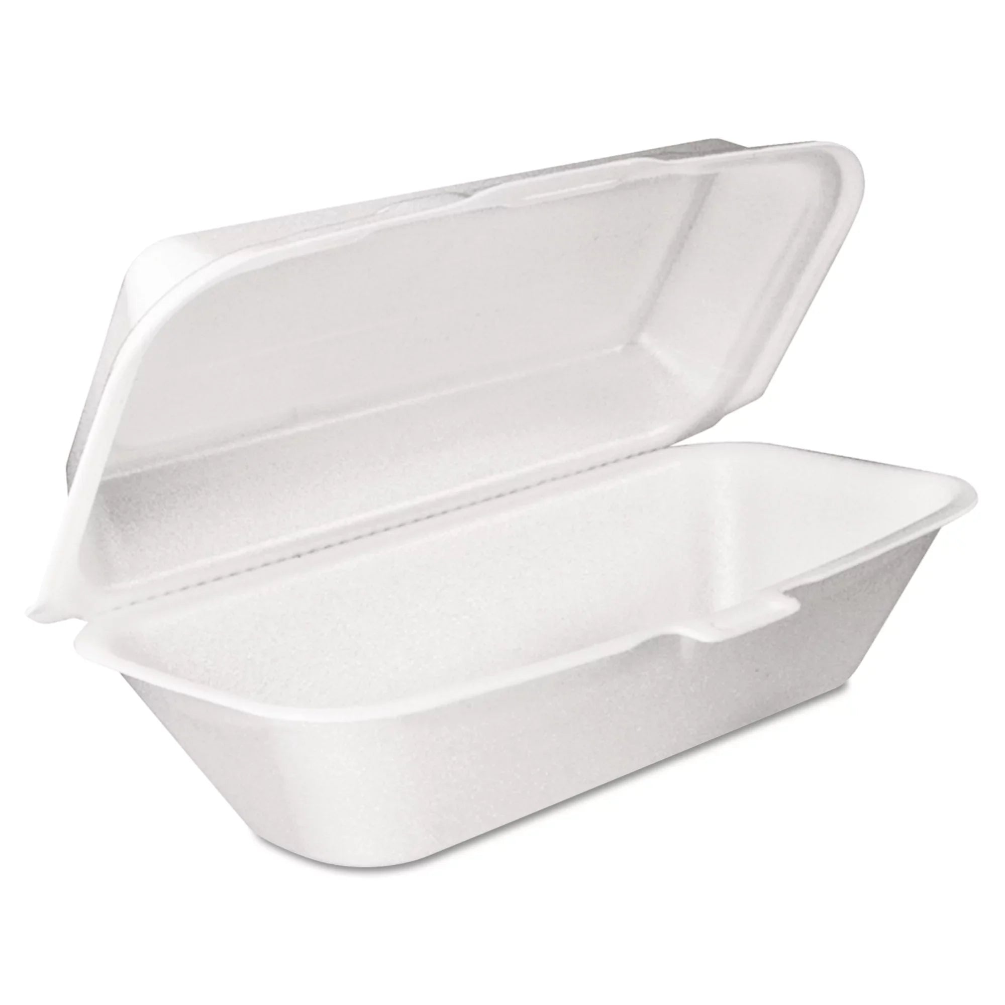 5.3 with 9.8 4 x Foam Removable 3.3, 125/Bag, Container Hinged White, Lid x Dart Bags/Carton Lid, Hoagie -DCC99HT1R Container,