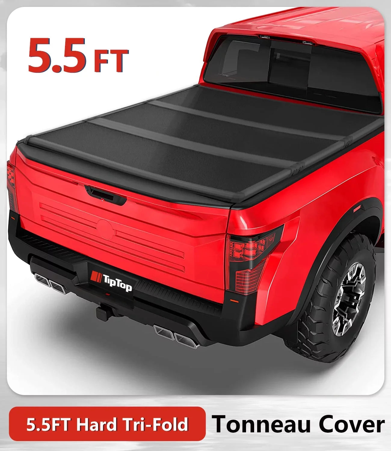 Cover 2017-2023 Deck w/o | Tri-Fold or FRP On Bed TIPTOP 5.5ft Titan Top System| Bed Truck Without (67") Tonneau Rail Hard With Titan |For The Nissan For Models Box TPM3