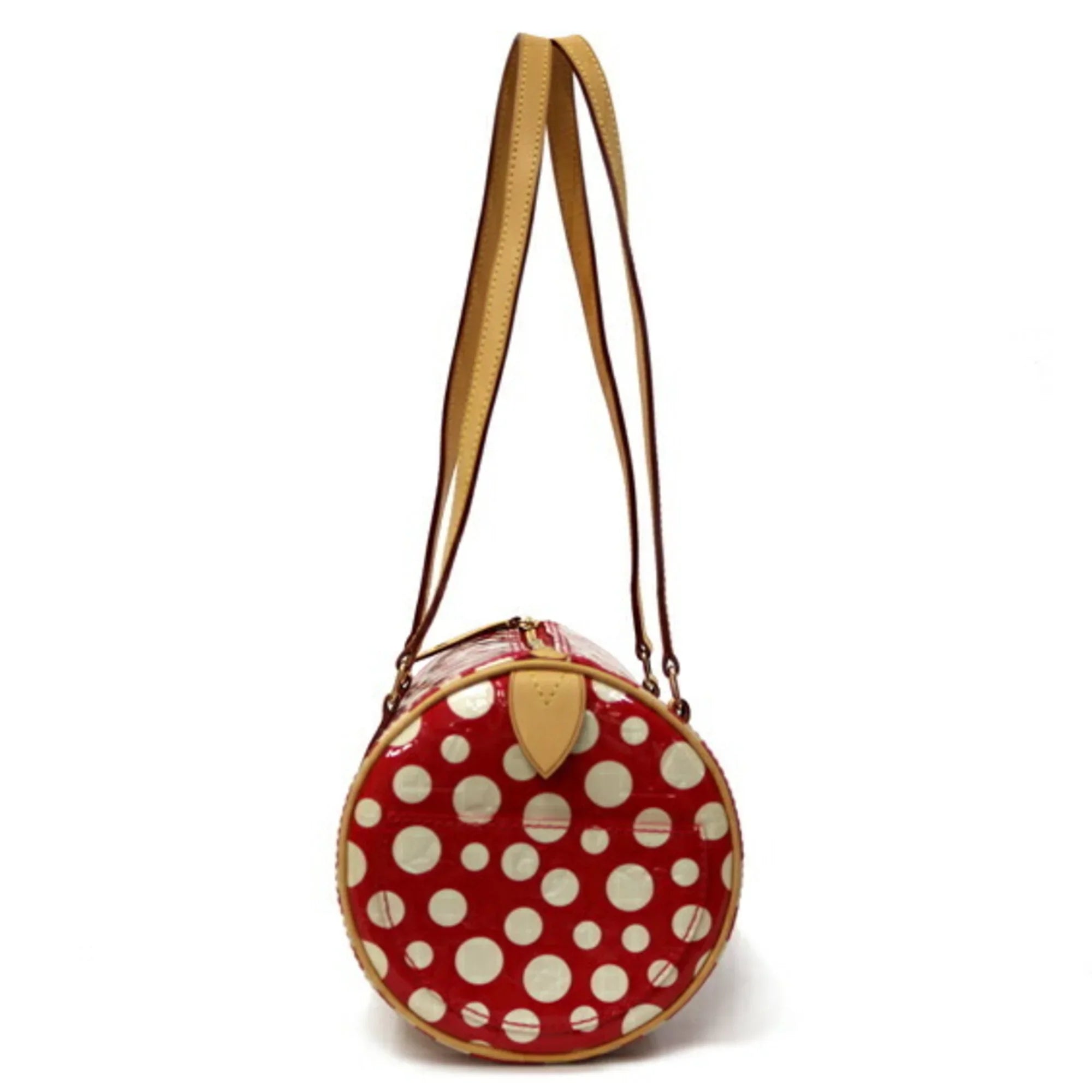 30 Infinity Shoulder Bag Pre-Owned Kusama Dot VUITTON (Good) LOUIS Ladies Papillon M91425 Yayoi Verni