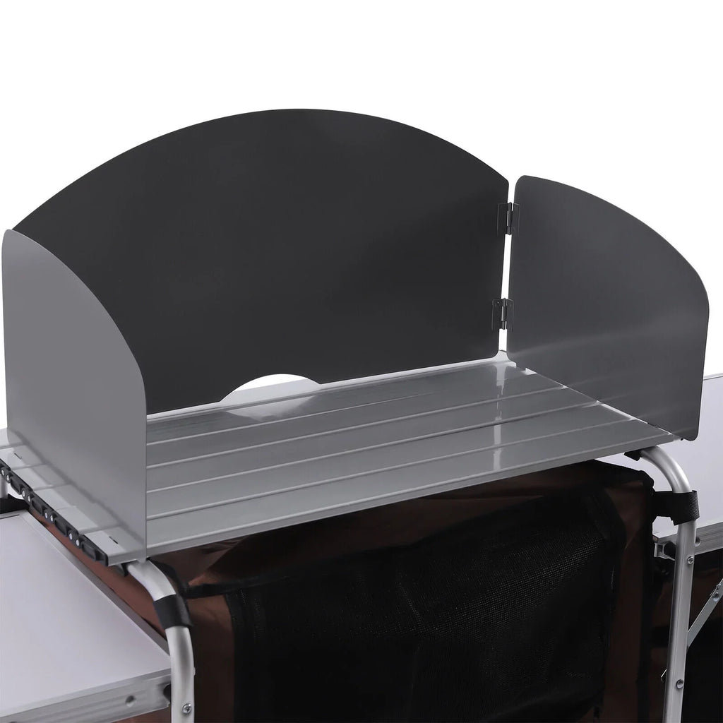 Kitchen Folding Tabletop Foldable Camping W/ Grill Portable FETCOI Table Station