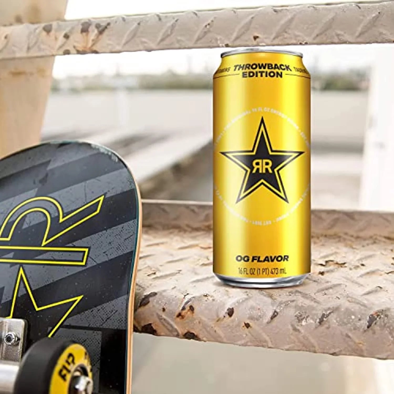Vary Edition: Packaging May Rockstar 12) Of 16 (Pack Drink, Throwback O.G., - Oz Energy Fl
