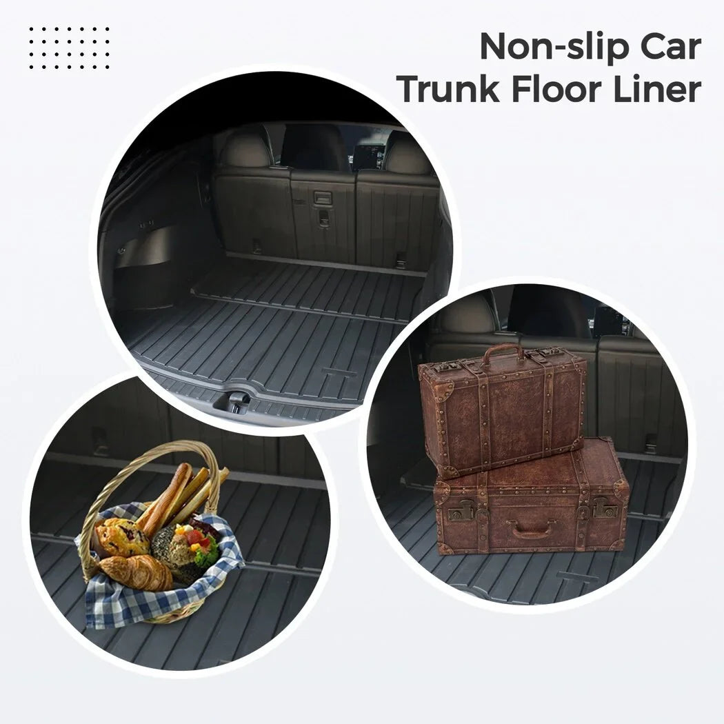 with Trunk Floor Trunk Y, Non-slip Waterproof Seat Tesla Mat, 2021 Liner Compatible Mats, Mats Back Model Floor Car and 3 2022 Weather 2020 Trunk Car Rear All