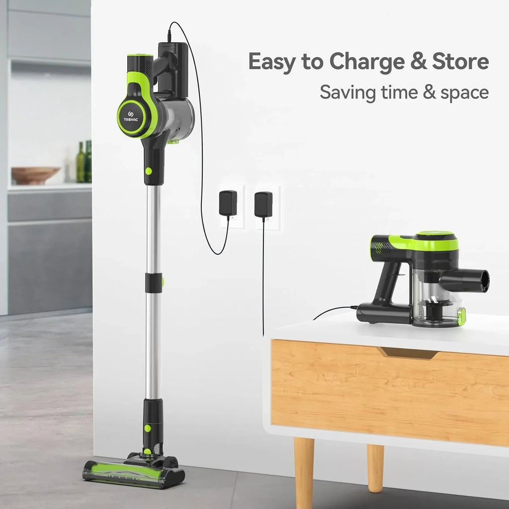 and Vacuum, Vacuum Rechargeable to 45 Cordless Mins, Carpet Vacuum Vacuum Cordless Pet Battery Home 2200m-A-h Hair Cleaner 28KPa Cleaner, Lightweight for Floor 6-in-1 Vacuum Powerful Up Stick