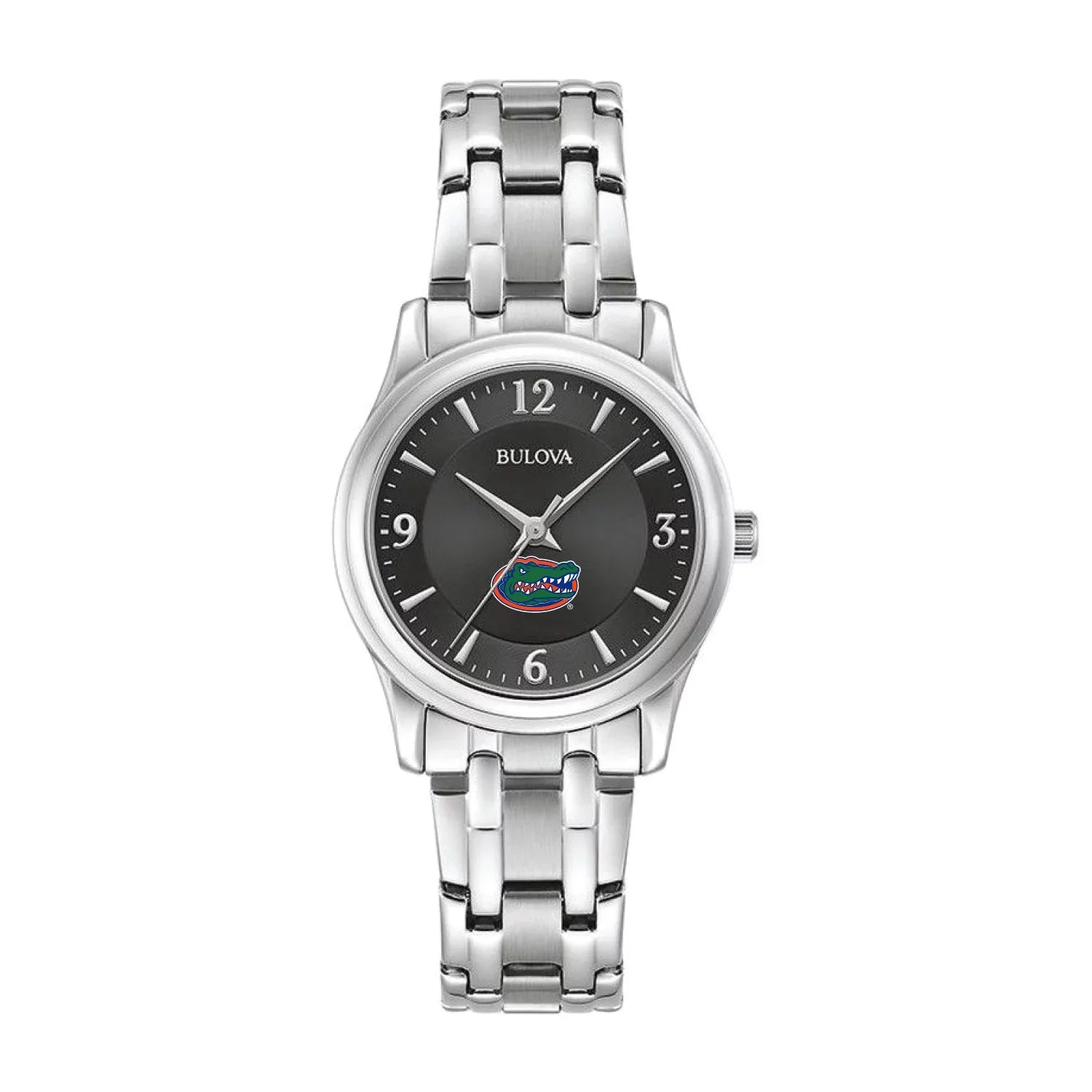 Black Florida Women's Steel Stainless Bulova Corporate Gators Collection Watch