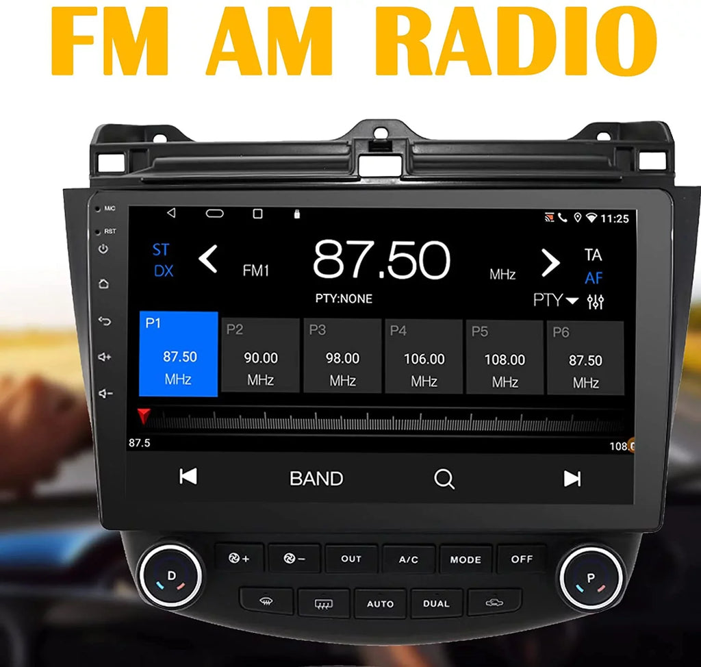 Accord Binize Honda Auto for Stereo 2004 CarPlay&Android Android10 Inch 2007 2003 10 Featuring Car 2006 7th 2005