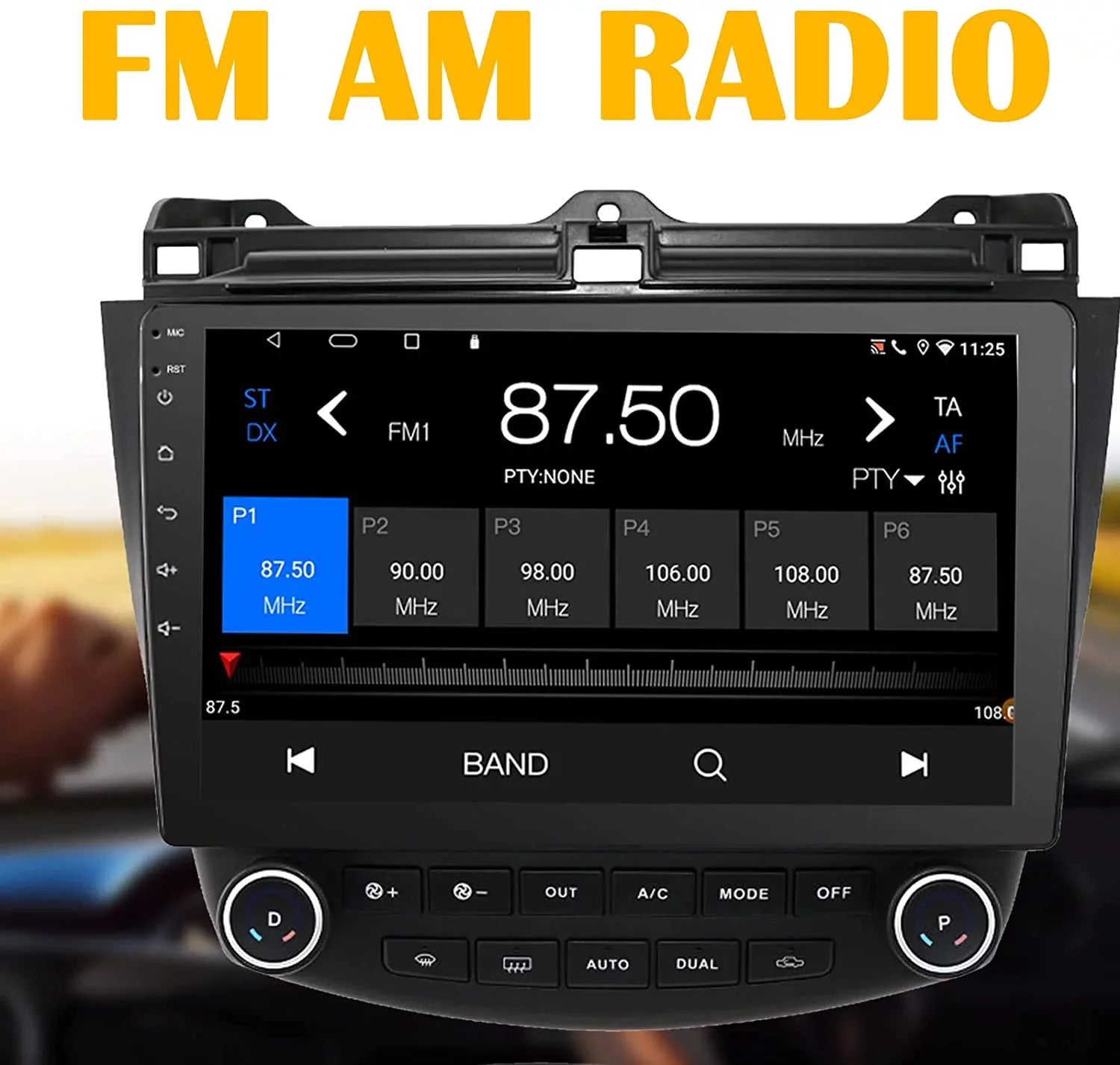 Accord Binize Honda Auto for Stereo 2004 CarPlay&Android Android10 Inch 2007 2003 10 Featuring Car 2006 7th 2005