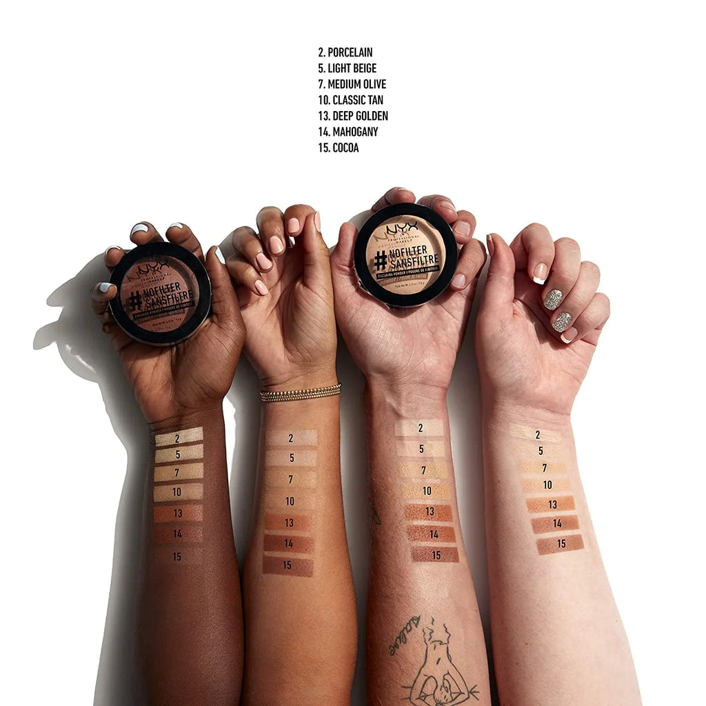 '- Pressed Olive, Medium NYX Powder, Setting - Powder NoFilter Finishing 9.6g