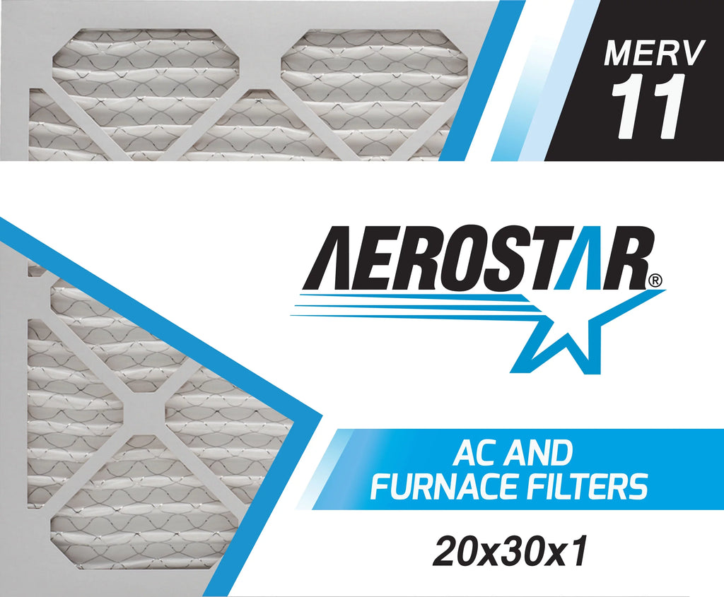 Air 6 20x30x1 Filter, MERV 20x30x1, 11, of Aerostar Box