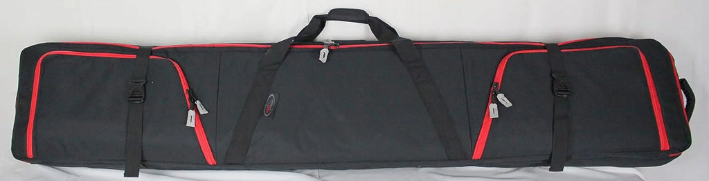 Double Two Pockets, For External Bag Travel, Padded Ski Air Bag, Easy Double With Oversized Ski Load, Wheels Rolling To Boot