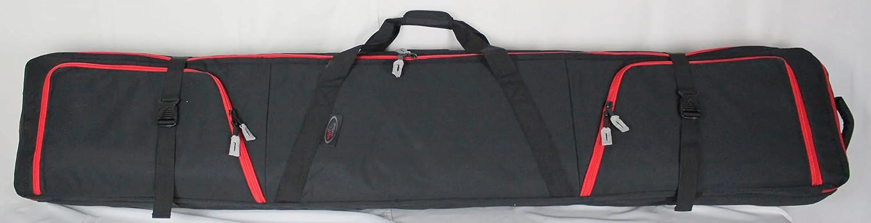 Double Two Pockets, For External Bag Travel, Padded Ski Air Bag, Easy Double With Oversized Ski Load, Wheels Rolling To Boot