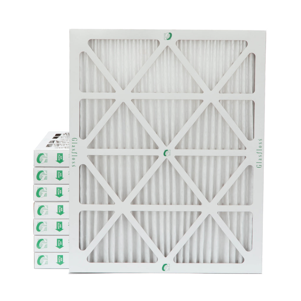 Exact Pack 19-1/2 8 Glasfloss ( Furnace MERV Air Industries. Filters ) 1-3/4 10 x AC by Size: 16x20x2 x 15-1/2 Pleated